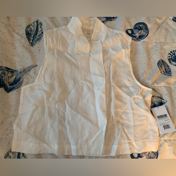 Lunya White Sleeveless Top size Small NWT - Picture 3 of 10